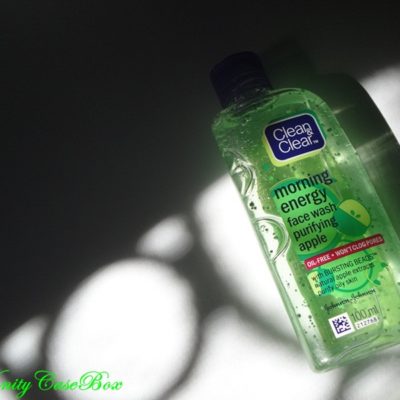 Clean And Clear Morning Energy Face Wash Purifying Apple Review And Swatch