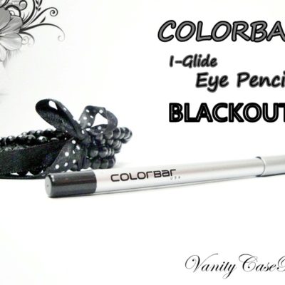 Colorbar I-Glide Eye Pencil “Blackout” Review And Swatch