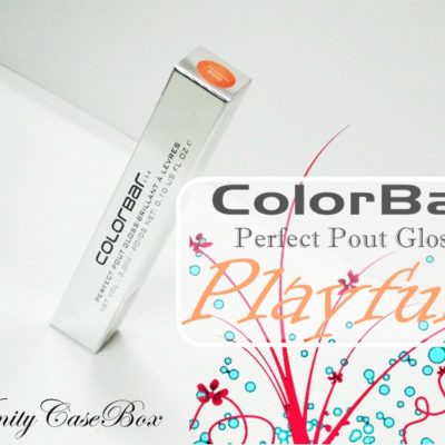 Colorbar Perfect Pout Lipgloss “Playful” Review And Swatch