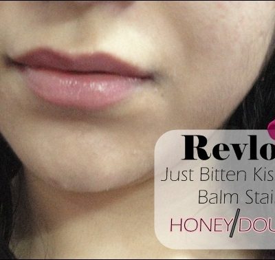 Revlon Just Bitten Kissable Balm Stain “Honey/Douce” Review and Swatch