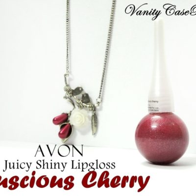 Avon Juicy Shiny Lipgloss “Luscious Cherry” Review and swatch