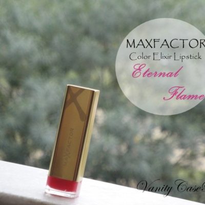 Maxfactor Color Elixir Lipstick Eternal Flame Review and Swatch