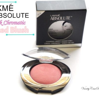 Lakme Absolute Cheek Chromatic Baked Blush Day Blush Review and Swatch