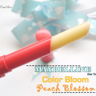 Maybelline Color Bloom Lip Balm “Peach Blossom” Review and Swatch