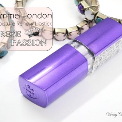 Rimmel London Moisture Renew Lipstick “Rose Passion” Review and Swatch