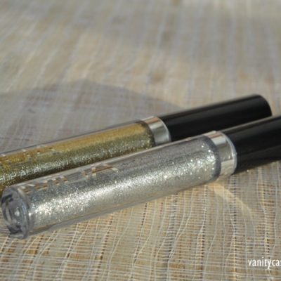 MUA Glitter Eyeliners “Iced” and “City of Gold” Review and Swatches