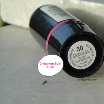 Elle 18 Color Pops Lipstick “30,Cinnamon Bun” Review and Swatch