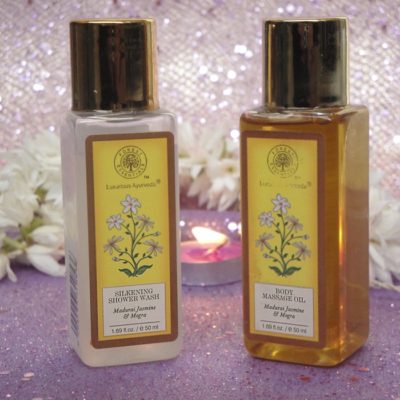 Forest Essentials “Madurai, Jasmine & Mogra” Shower Wash and Body Massage Oil – Review