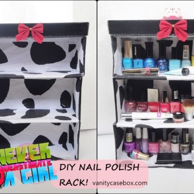 DIY Nail Polish Rack