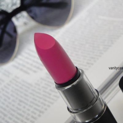 NYX Matte Lipstick Shocking Pink Review and Swatches