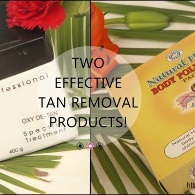 Two Effective Tan Removal Products!