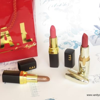 C.A.L. Los Angeles Lipsticks Review and Swatches
