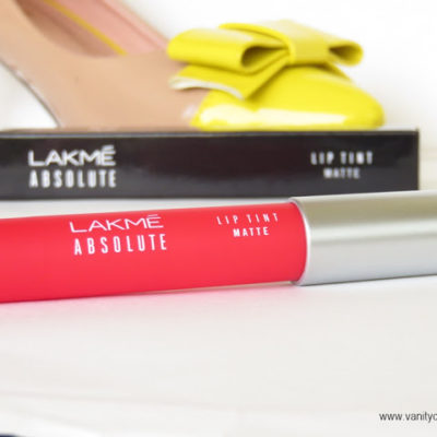 Lakme Absolute Lip Pout Matte lip tint ‘Victorian Rose’ Review and Swatches