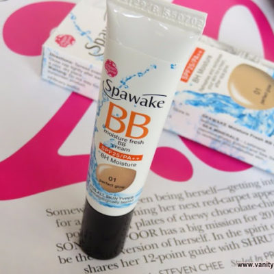 Spawake Moisture Fresh BB Cream SPF 25 PA++ ’01, Perfect Glow’ Review and Swatches