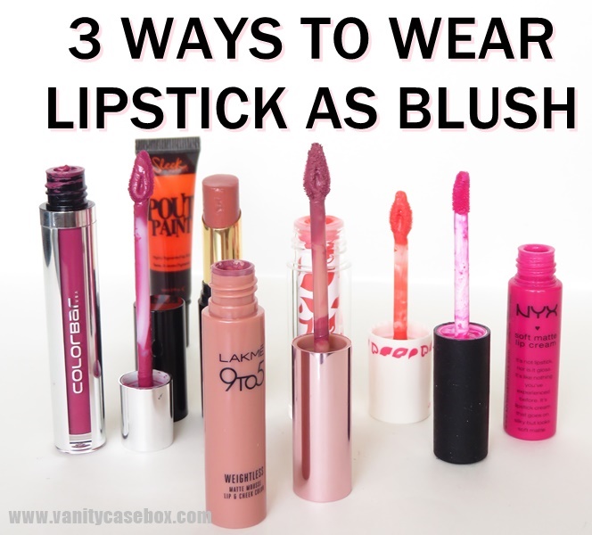 how to use lipsticks as blush