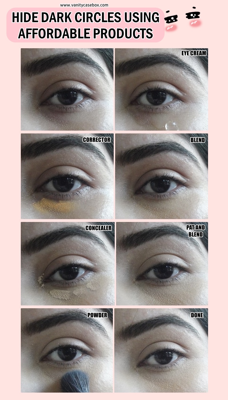conceal dark circles using affordable products