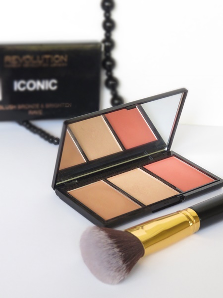 Makeup Revolution Iconic Pro Blush Bronze & Brighten Palette Rave Review, Swatches