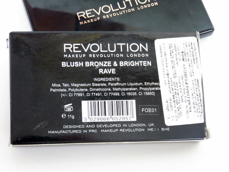 makeup revolution palette review