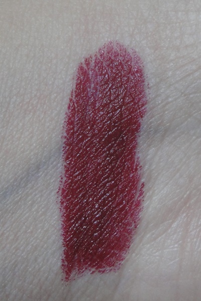 coloressence lipstick maroon swatches
