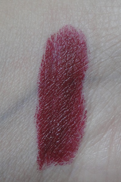 coloressence lipstick maroon swatches