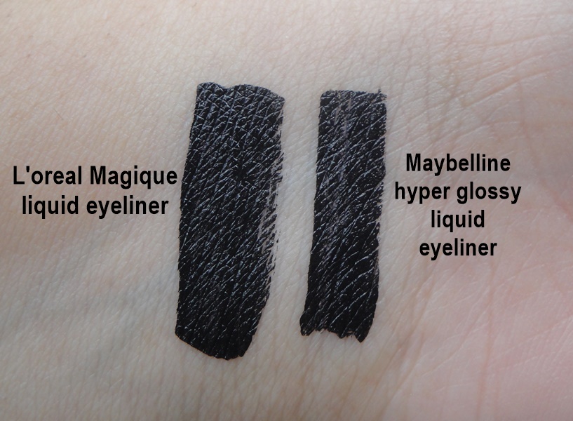 loreal magique liquid eyeliner swatches