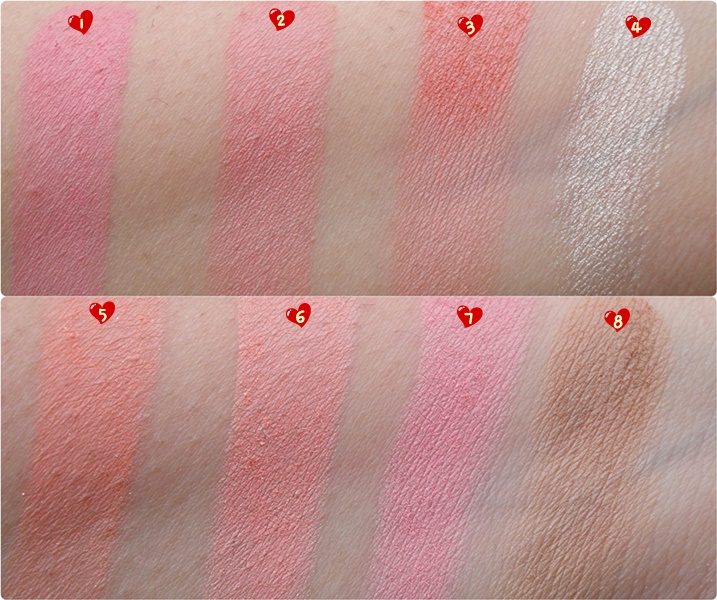  Sivanna Colors Ultra Blush Palette 03 swatches