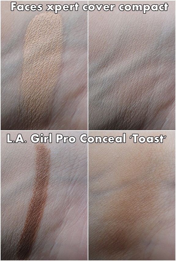 LA Girl pro conceal HD toast review swatches India