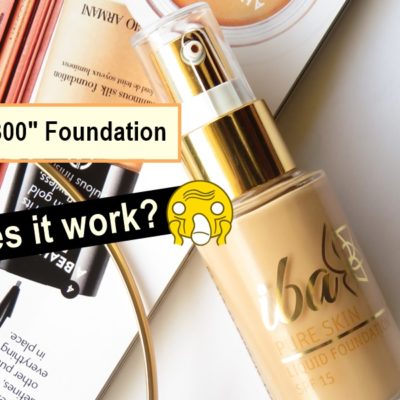Iba Halal Pure Skin Liquid Foundation: Review, Swatches