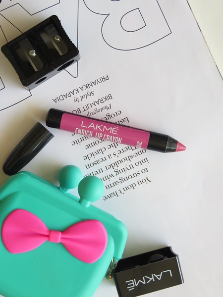 Lakme enrich lip crayon Mauve Magic review
