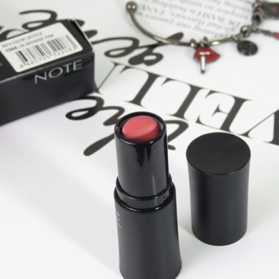 Note Cosmetics Ultra Rich Color Lipstick Brownie Pink: Review