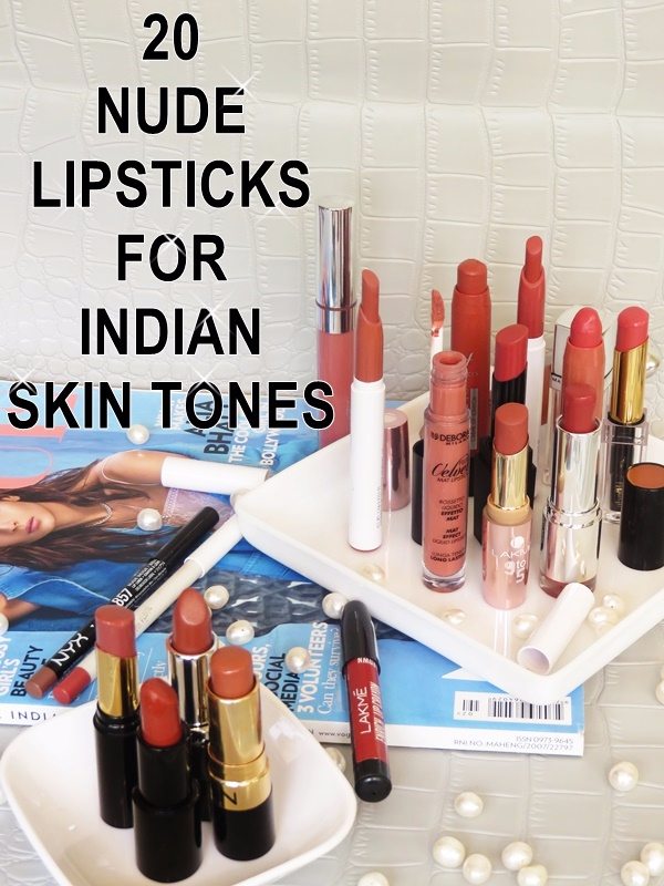 nude lipstick shades for Indian skin tones