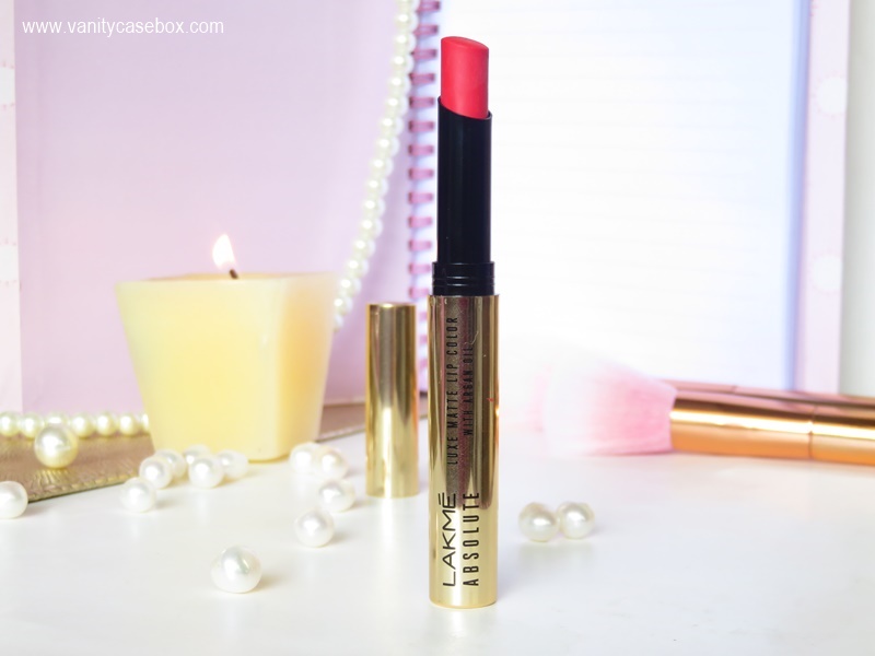 Lakme luxe matte lip color review