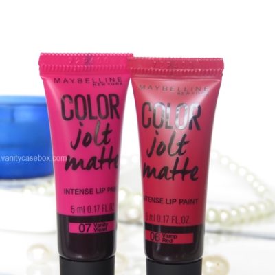 Maybelline Color Jolt Intense Lip Paint Swatches