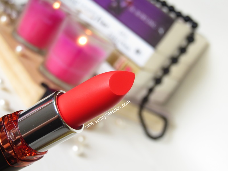 Maybelline color show bright mattes lipstick Cheerful Coral review