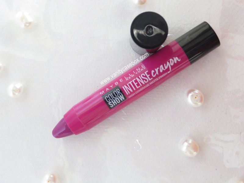 Maybelline color show intense crayon Vibrant violet review
