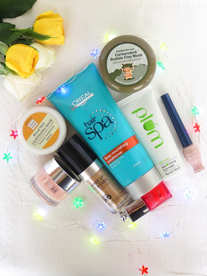 A few beauty products I am trying
