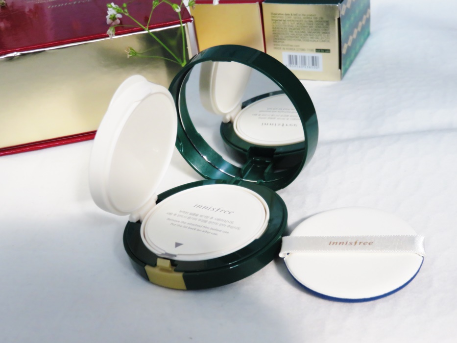 Innisfree longwear cushion SPF50