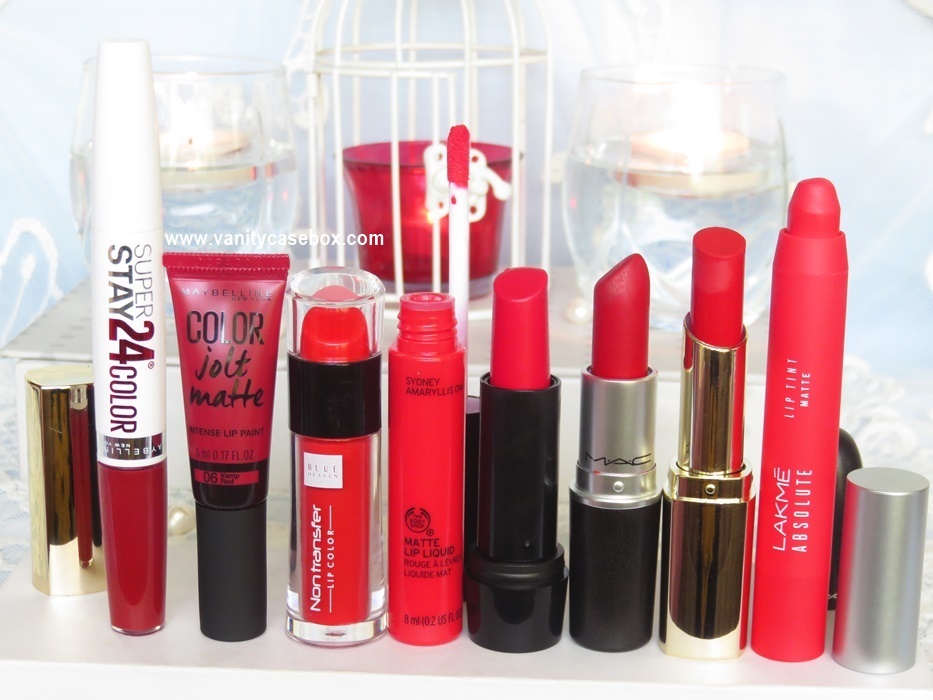 matte red lipsticks for Indian skin tones