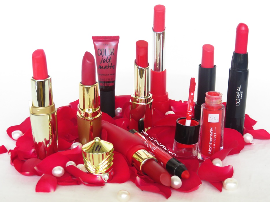 affordable red lipsticks for Indian skin tone