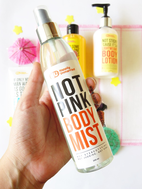 Happily Unmarried Body mist Not Pink review