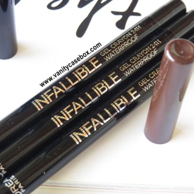L’Oreal Paris Infallible Gel Crayon Eye Liners: Review, Swatches