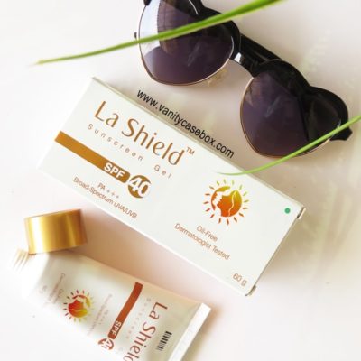 La Shield oil free sunscreen gel SPF40