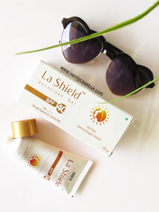 La Shield oil free sunscreen gel SPF40