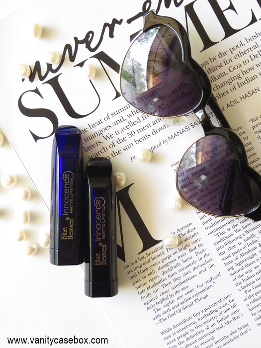 Blue Heaven innocence matte lipstick 14 review