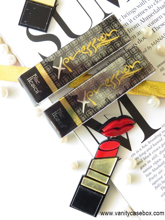 Blue Heaven lipstick shades