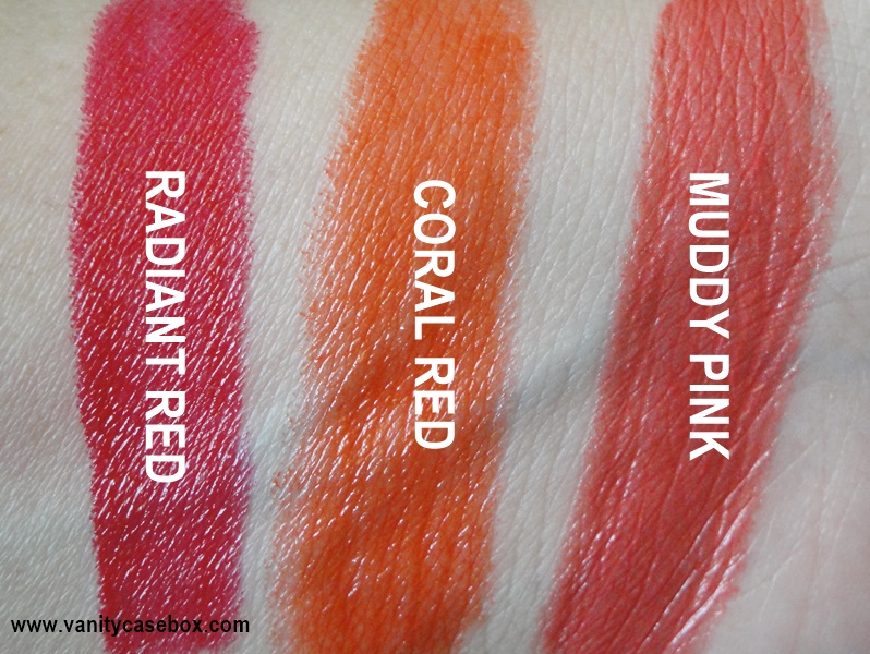 Blue Heaven mintz glossy lip color swatches
