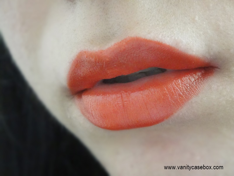 Blue Heaven xpression lipstick Orange Wonder swatches