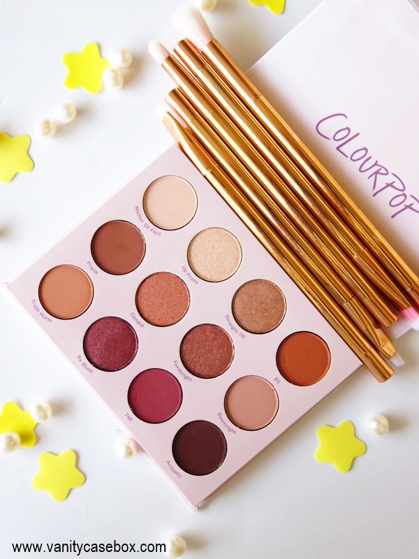Colourpop Give it to me straight eyeshadow palette review India