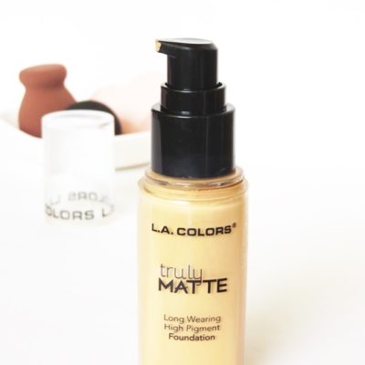 L.A. Colors truly matte foundation review India shades