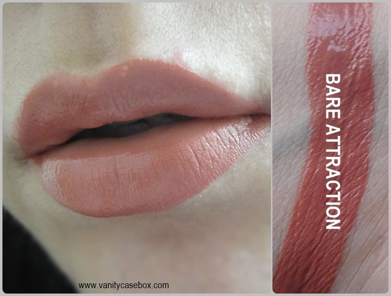 L'oreal Bare Attraction infallible pro matte gloss swatches